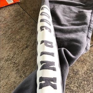 VS PINK grey joggers
